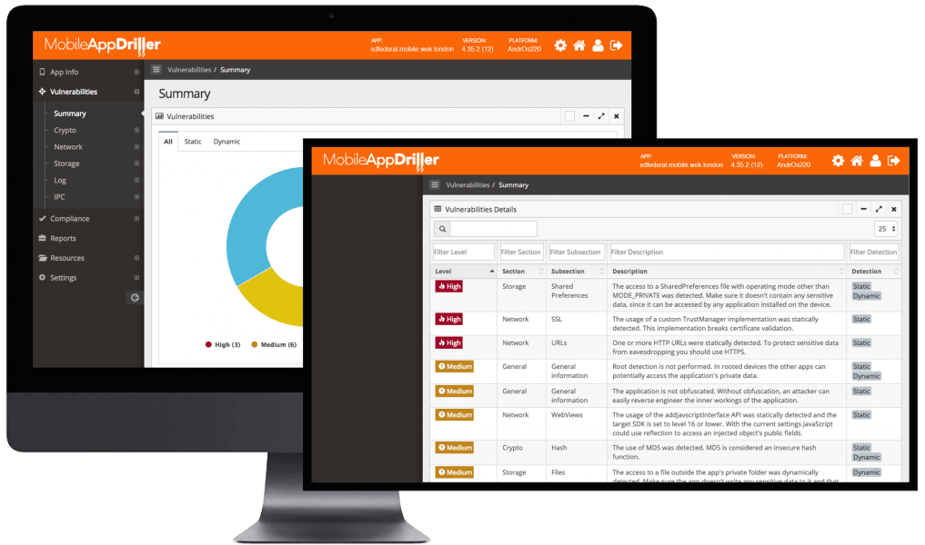 Static Dynamic Network Analysis Mobile App Driller